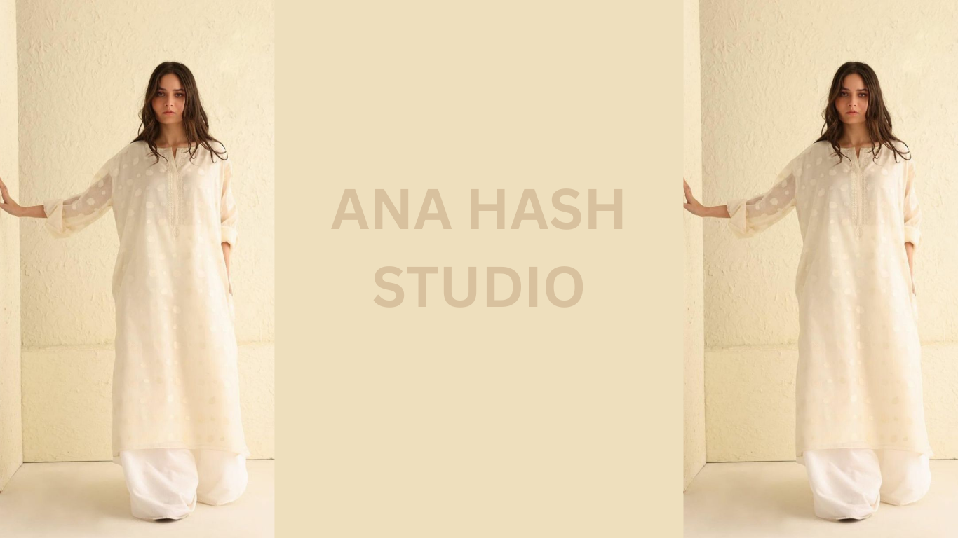 Female model in a yellow long kurta